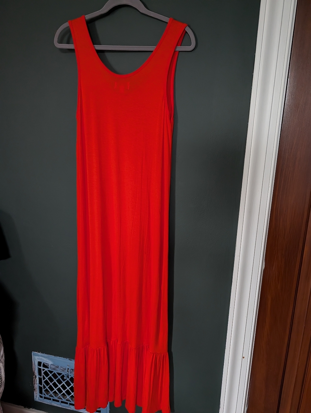Mud Pie Alice Red Scoop Neck Tank Maxi Dress 0045 - Picture 4 of 4